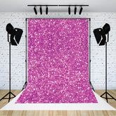 Lofaris Elegant Purple Silver Dots Twinkling Photo Backdrop